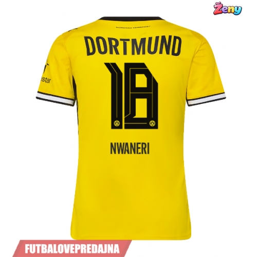 Lacne Ženy Futbalové dres Borussia Dortmund Ethan Nwaneri #18 2026-27 Krátky Rukáv - Domáci
